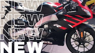 First look at new Aprilia RS125 amp Tuono 125 [upl. by Dacie81]