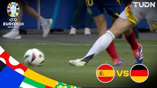 DOBLE FALTA de Toni Kroos Pedri se va LESIONADO  España vs Alemania  UEFA EURO 2024 4tos  TUDN [upl. by Ovida351]