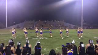 PHS Varsity Cheer 20172018  Bring Em Out [upl. by Atnohs]