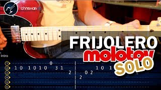 Cómo tocar quotFrijoleroquot de Molotov en Guitarra Eléctrica HD SOLO  Christianvib [upl. by Jutta]