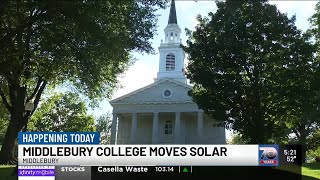 Middlebury College celebrates new solar initiative [upl. by Ridan311]