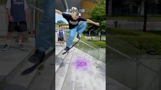 Skateboard skill Đóng 15 bậc như Huyền Xuân [upl. by Ayn]