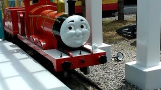 【字幕付き】トーマスランド『トーマスとパーシーのわくわくライド』リニューアル ジェームス編 [upl. by Faubert]