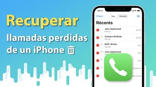 Recuperar llamadas perdidas de un iPhone iOS 181716 [upl. by Leiru]