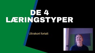 De 4 læringstyper ultrakort fortalt [upl. by Ynnep686]