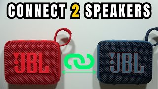 JBL Go 4 Connect 2 Speakers Together [upl. by Edelsten699]