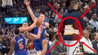 Nikola Jokic wore LOWER BACK BANDAGES but still menages to have a triple double against Nicks [upl. by Eiggam892]