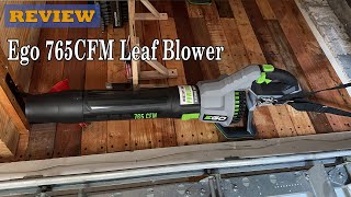 Ego 765CFM Leaf Blower Review  Watch before ordering 2024 [upl. by Tesler]