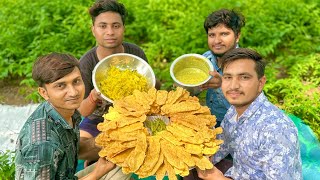 FAFDA RECIPE  Dussehra Special Fafda with Kadhi amp Sambharo Recipe  Charotar Rasoi [upl. by Labanna806]