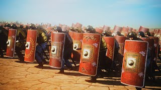 Roman Empire Vs Sassanid Empire Battle of Edessa 260 AD  Cinematic [upl. by Htaek]