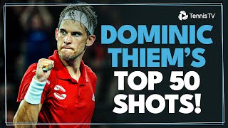 Dominic Thiem Top 50 Career ATP Shots amp Rallies [upl. by Nav]