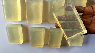 How to make soap base at home  diy transparent soap base [upl. by Hamachi]