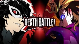 Joker vs Giorno GiovannaPersona vs JoJos Bizarre Adventure Death Battle prediction [upl. by Laucsap]