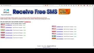 Top 5 Free Receive SMS Online Websites [upl. by Adnale]