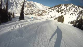 Funny Ski Crash POV [upl. by Dloreg]