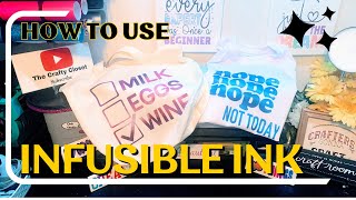 How to use Cricut Infusible Ink  Great first step toward sublimation  Easy to follow tutorial [upl. by Ahsimrac]