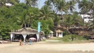 little vagator beach shacks aka ozran  goa  india  beach view ГОА [upl. by Dworman]