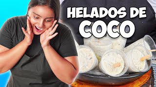 Cómo Hacer Helados de COCO  Recetas Fáciles [upl. by Anatolio]