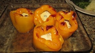 Chiles Morron Rellenos  Stuffed Belle Peppers [upl. by Julietta]