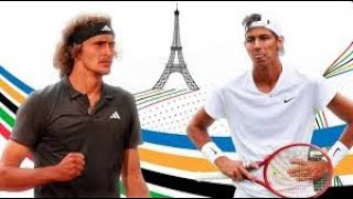 Alexander Zverev vs Alexei Popyrin  Olympics 2024 [upl. by Desdee777]