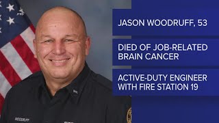 Jacksonville firefighter of 11 years dies of jobrelated brain cancer [upl. by Whyte264]