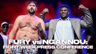 Tyson Fury vs Francis Ngannou Fight Week Press Conference [upl. by Richia]