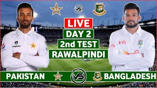 Pakistan vs Bangladesh 2nd Test Day 2 Live Scores  PAK vs BAN 2nd Test Live Scores amp Commentary [upl. by Beka551]