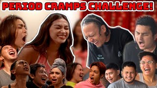 PERIOD CRAMPS CHALLENGE HAHA SOBRANG LAUGHTRIP  ZEINAB HARAKE [upl. by Ramoh]