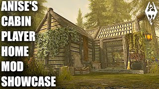 Xbox Skyrim Special Edition ANISES CABIN Player Home Mod Showcase [upl. by Atiekal270]