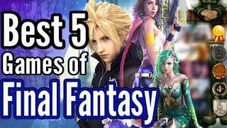 Top 5 BEST Final Fantasy games ever made amp review Are my picks weird [upl. by Berkman803]