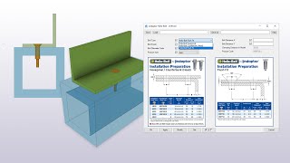 Tekla Structures 2022 – How to use the Lindapter expansion bolts plugin [upl. by Aihsikal624]