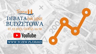 🔴NA ŻYWO Tczew  Debata budżetowa 07122023  UM Tczew [upl. by Shira]