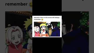 Kakashi shocking Reaction 🧐 naruto narutoshippudeneditamv anime kakashi [upl. by Nyliac]