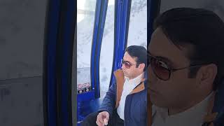 Tour of kabala azerbaijan snow lift journey [upl. by Nerte]