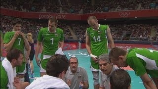 Volleyball Mens Preliminary  Group A  Argentina v Bulgaria Full Replay  London 2012 Olympics [upl. by Morez]