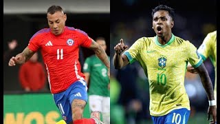 CHILE vs BRASIL  CLASIFICATORIAS MUNDIAL 2026  🔴EN VIVO🔴 [upl. by Nalaf]