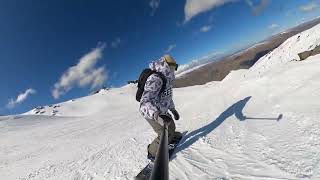 SNOWBOARDING CARDRONA 2024  Queenstown New Zealand [upl. by Nived]