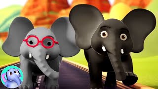 Ek Mota Hathi एक मोटा हाथी Color Song Hindi Cartoon Song and Balgeet [upl. by Aneek]