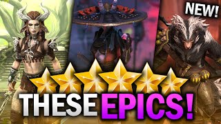 7 EPIC CHAMPIONS You MUST LEVEL New  Best Champs to Max in 2024  Raid Shadow Legends Tier List [upl. by Ehtiaf]