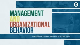 Management and Organizational Behavior [upl. by Oria943]