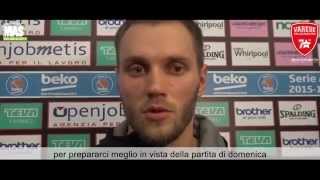 Ovidijus Varanauskas post VareseSassari [upl. by Bartholomeo]