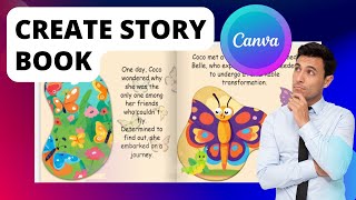 How To Create Story Book For Kids Using Canva And ChatGPT [upl. by Oker]