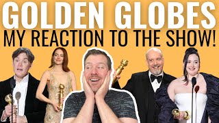 Golden Globes Reaction Video 2024 [upl. by Ahsiekam206]