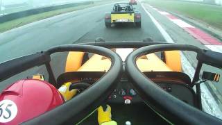 Caterham Superlight 120 vs R300  best video ever [upl. by Kcirdde606]