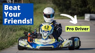 HOW TO WIN GO KARTING  Tips From A Professional Driver Kart Racing For Beginners [upl. by Millham836]