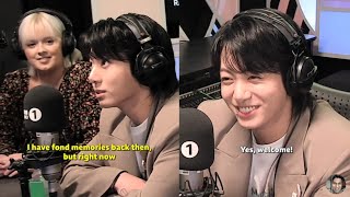 BTS Jungkook on BBC Radio 1 Live Speaking Fluent English [upl. by Kafka]