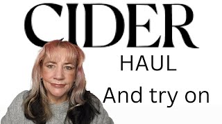 Cider Haul and try on ciderreview fashion fashionhaul [upl. by Clabo]