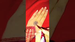 Beautiful Back hand mehndi design Ricchu79 explore youtubeshorts viralvideo hennadesignreels [upl. by Acirre]