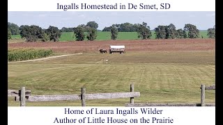 Ingalls Homestead in De Smet SD home of Laura Ingalls Wilder author of Little House on the Prairie [upl. by Regdor]