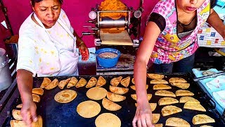 STREET FOOD MEXICO  Amazing Enchiladas  Real Mexican Food  Best Street Food In The World [upl. by Morra]